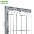 Fence a maglie di filo saldato 3D galvanizzato in PVC